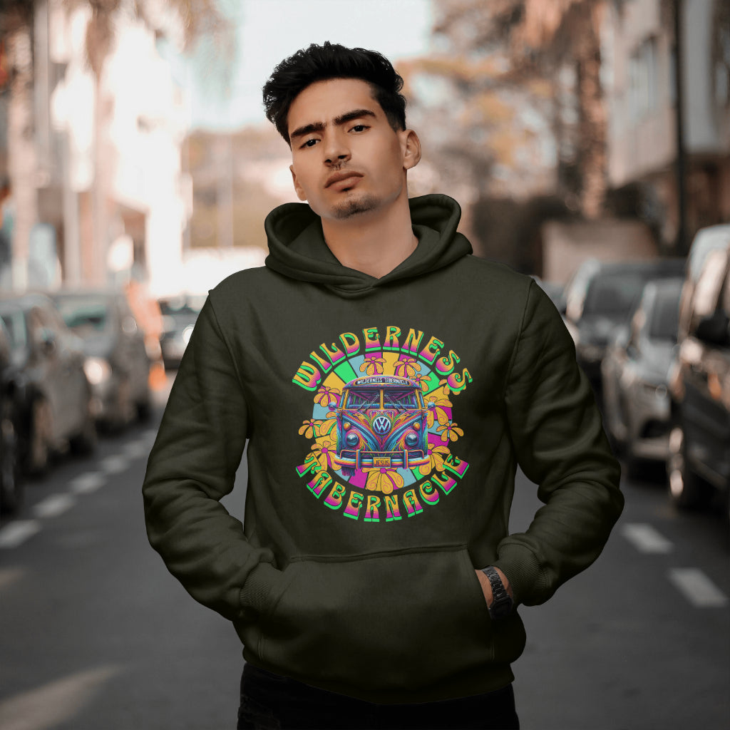 Wilderness Tabernacle T-shirt Green outline | Traverse The Text