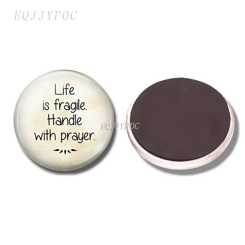 Bible Verse Fridge Magnets ~ Inspirational Quotes