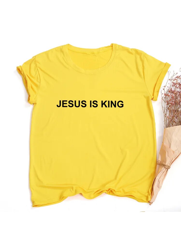 Jesus Is King ~Women T-shirt ~ Christian~ Faith~ Hope ~Love