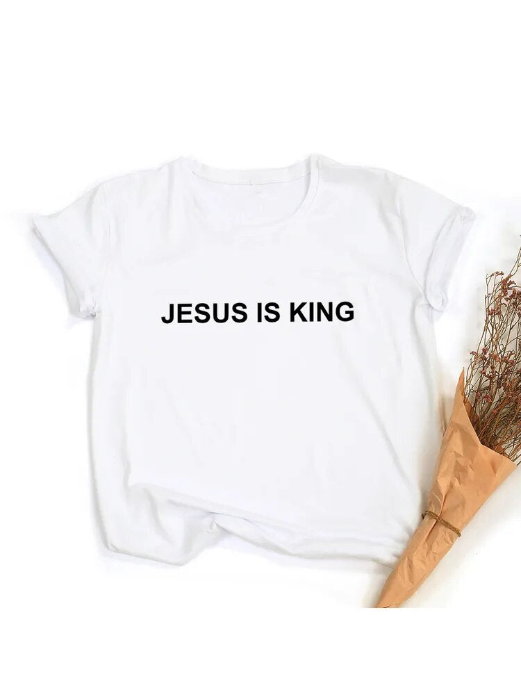Jesus Is King ~Women T-shirt ~ Christian~ Faith~ Hope ~Love