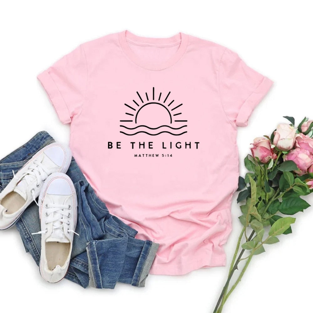 Be The Light T-shirt ~ Christians Mathew 5:14 ~ "Wear His Word" Collection"