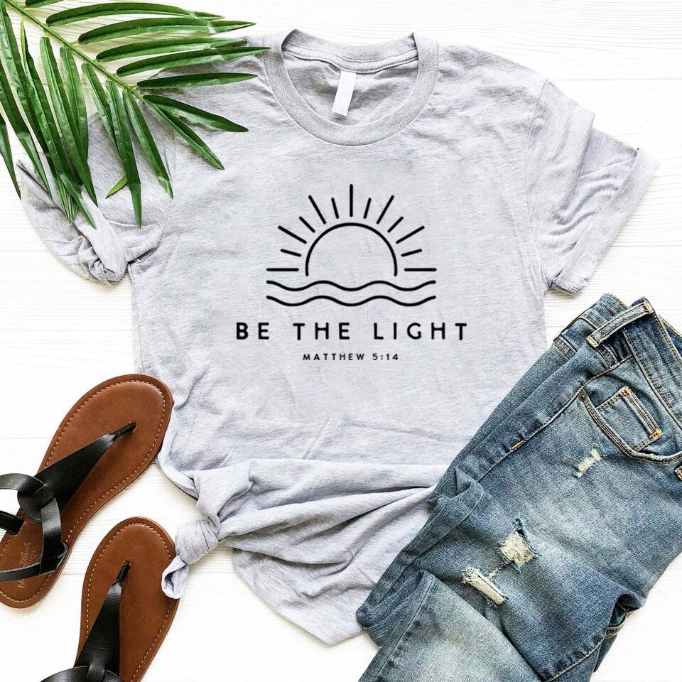 Be The Light T-shirt ~ Christians Mathew 5:14 ~ "Wear His Word" Collection"