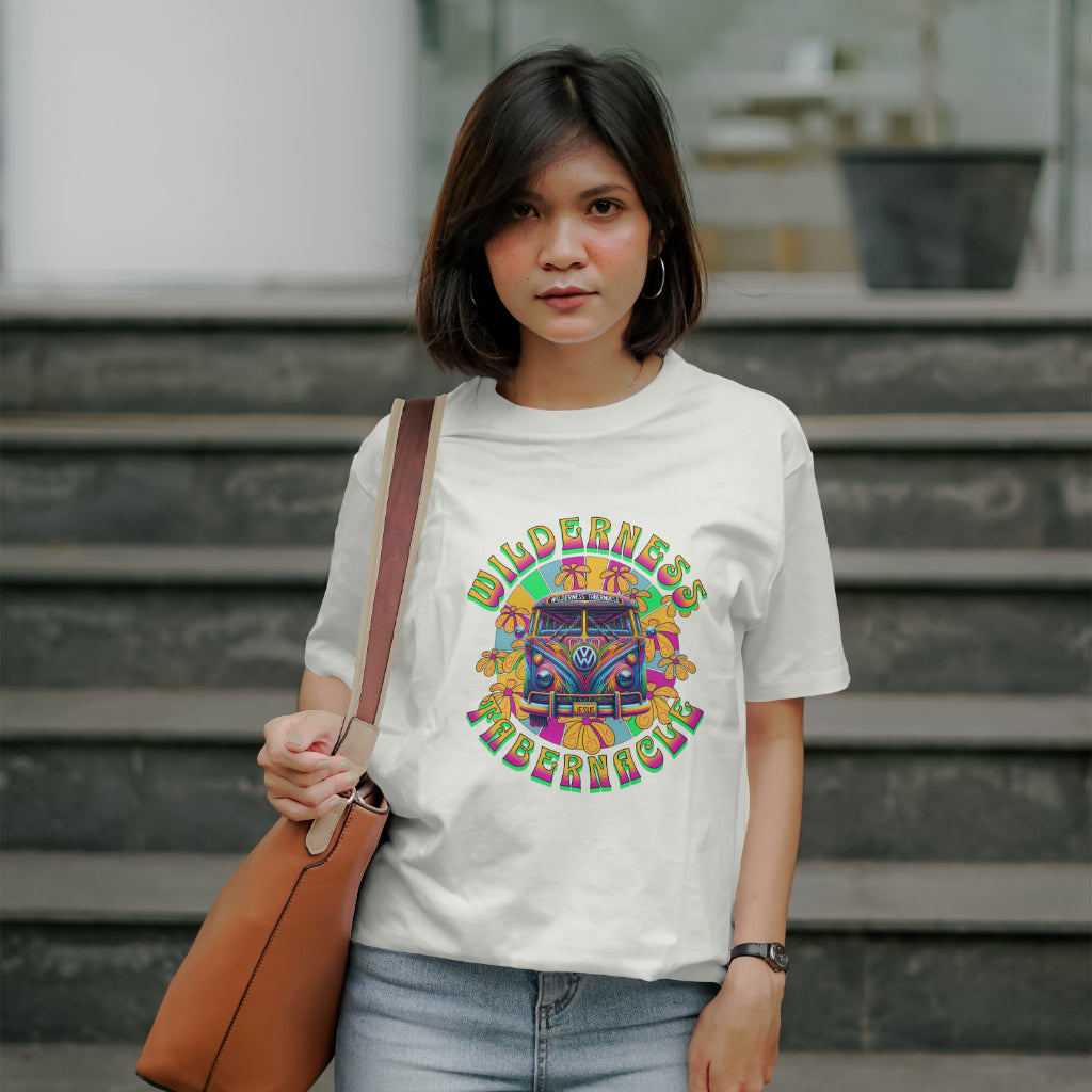 Wilderness Tabernacle T-shirt Green outline | Traverse The Text