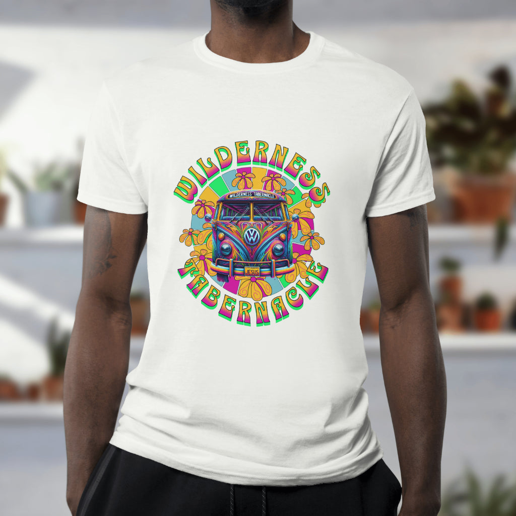 Wilderness Tabernacle T-shirt Green outline | Traverse The Text