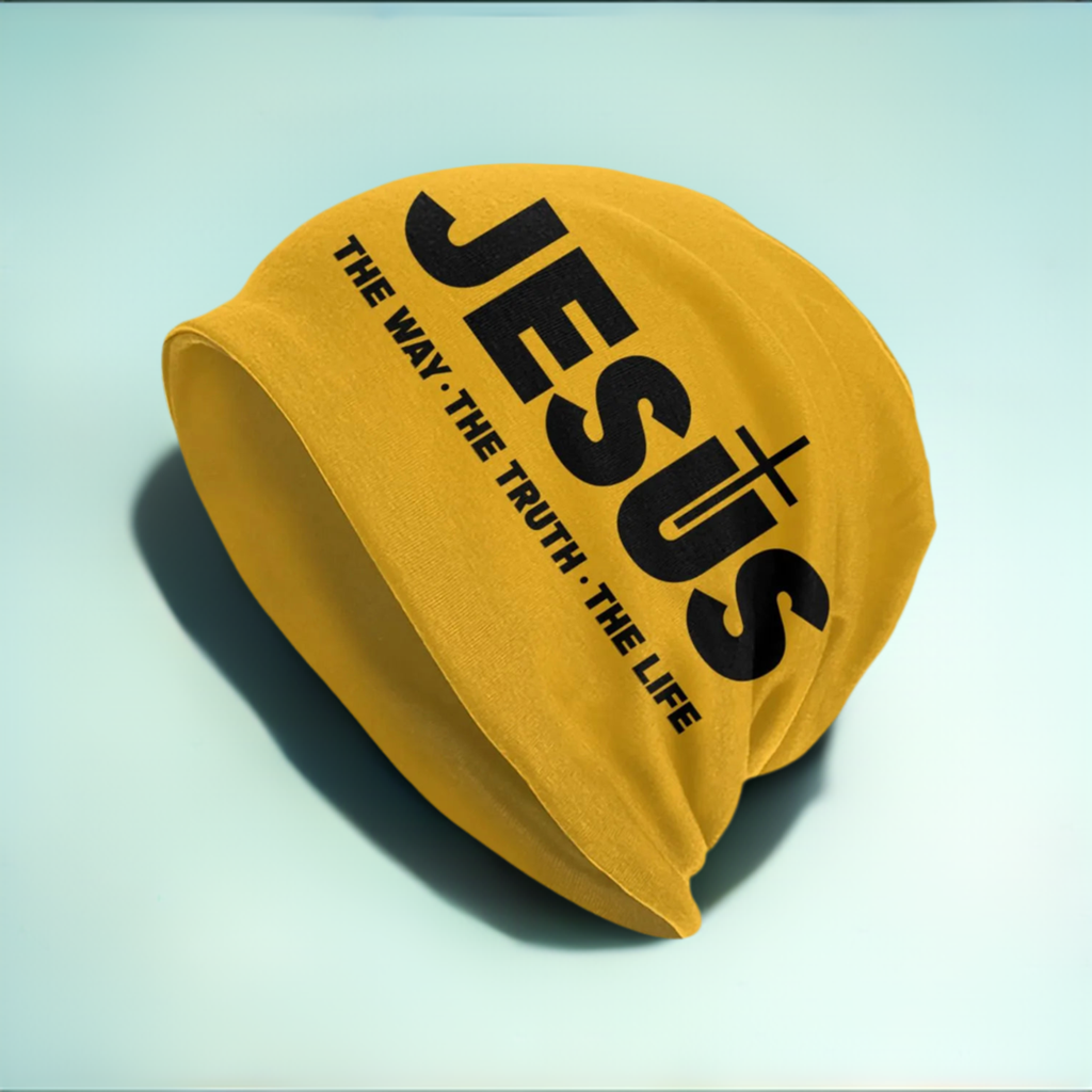 "Jesus Christ, The Way The Truth The Life," Beanies ~ "Wear Your Faith" Collection