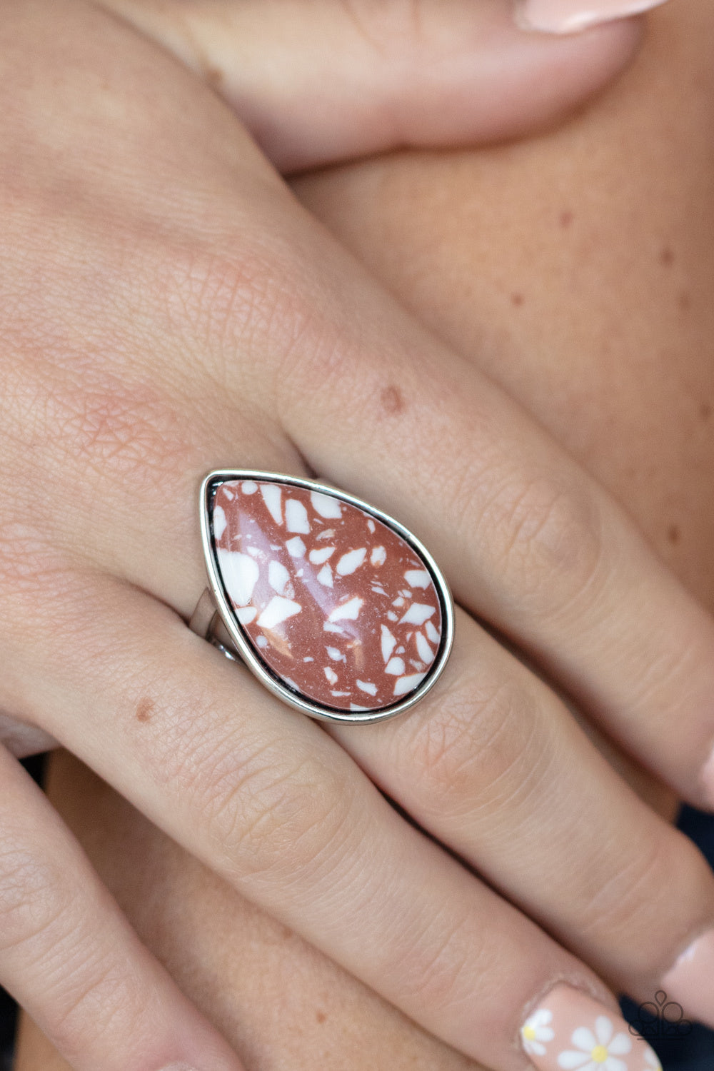 Paparazzi Ring ~ Stormy Sunrise - Brown