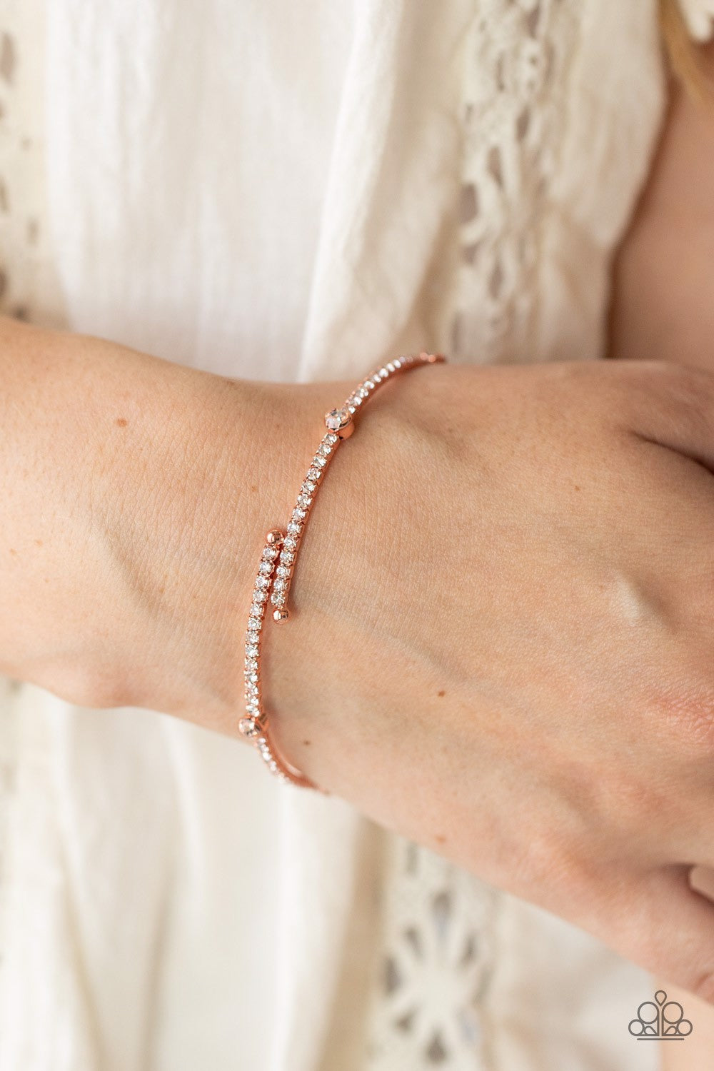 Paparazzi Bracelet~ Upgraded Glamour - Copper