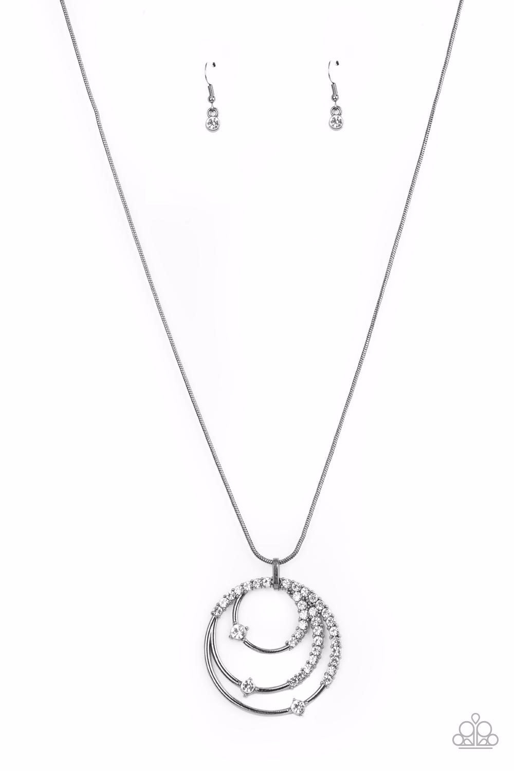 Paparazzi Necklace ~ Ecliptic Elegance - Black