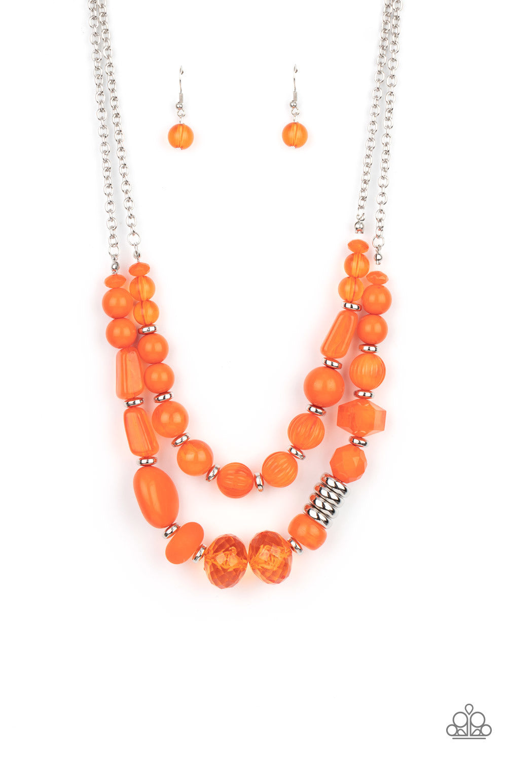 Paparazzi Necklace ~ Pina Colada Paradise - Orange