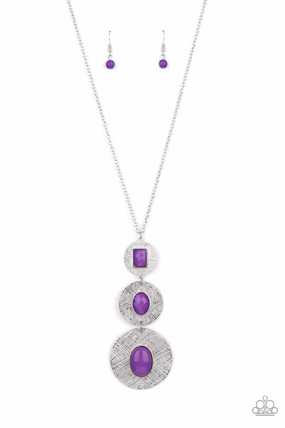 Paparazzi Necklace ~ Talisman Trendsetter - Purple