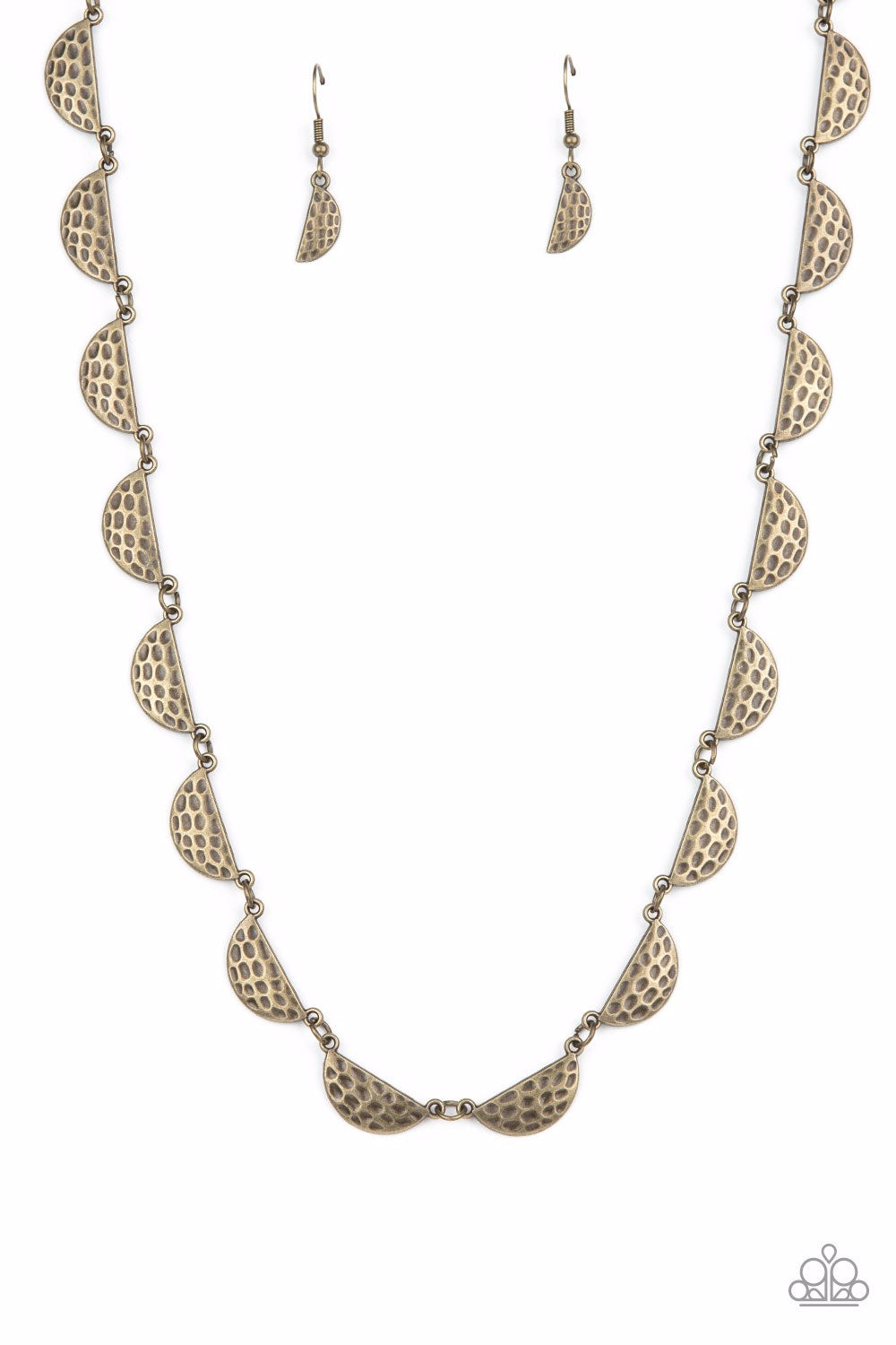 Paparazzi Necklace ~ Lunar Jungle - Brass