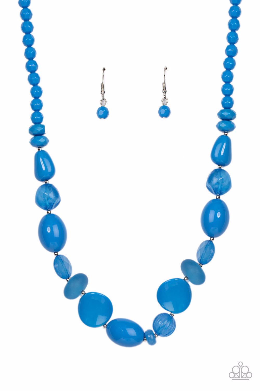 Paparazzi Necklace ~ Tropical Tsunami - Blue