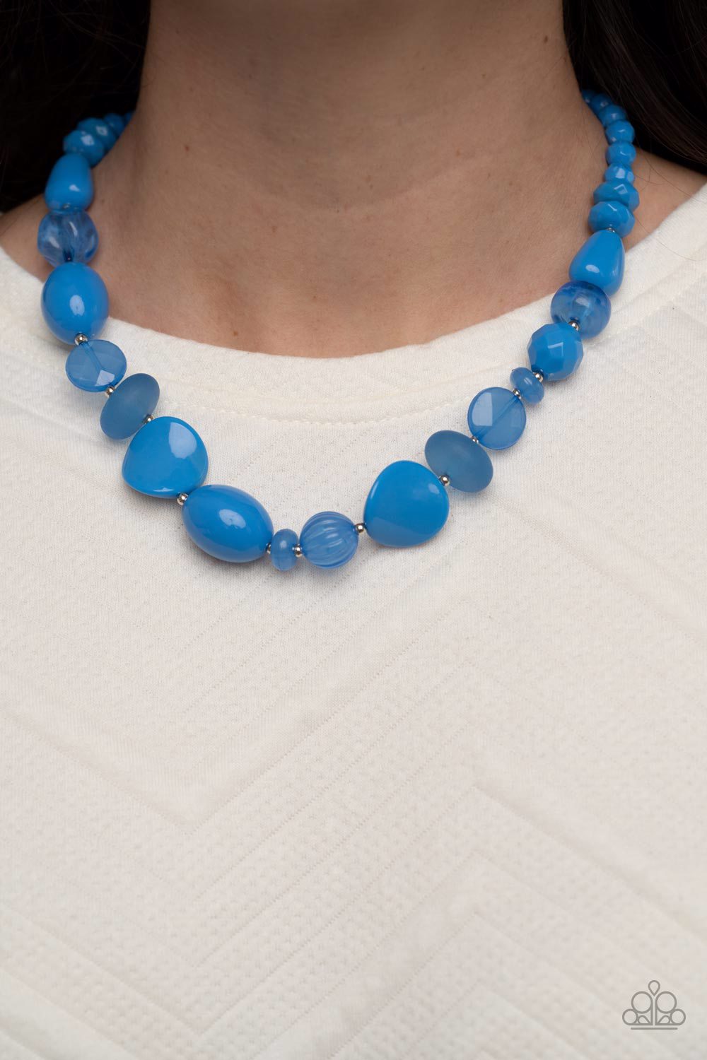 Paparazzi Necklace ~ Tropical Tsunami - Blue