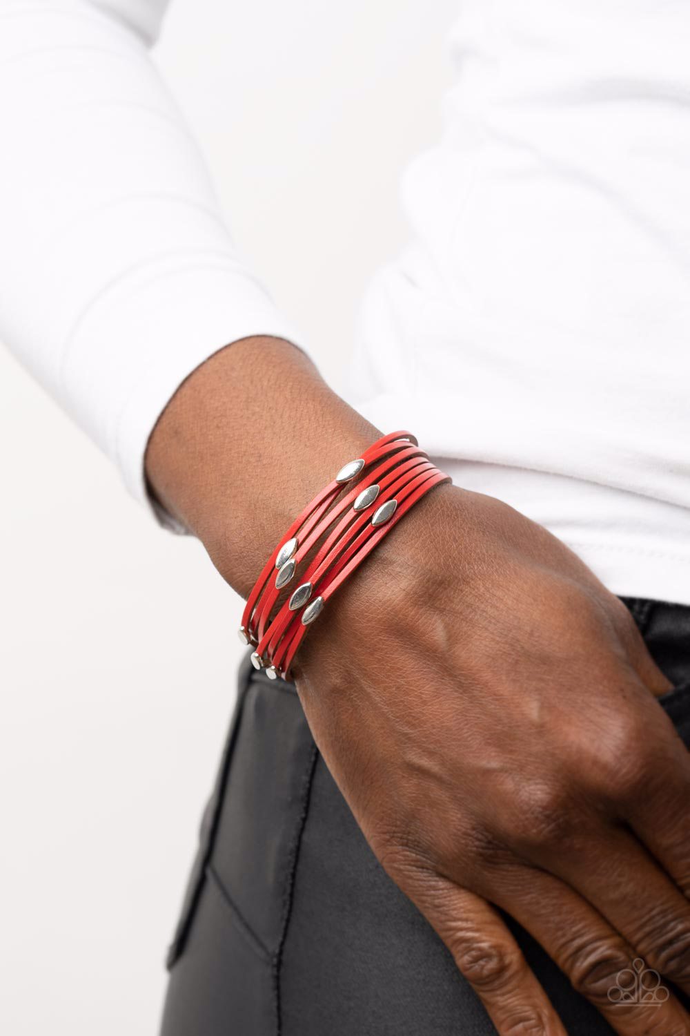 Paparazzi Bracelet ~ Cruise Control Soul - Red