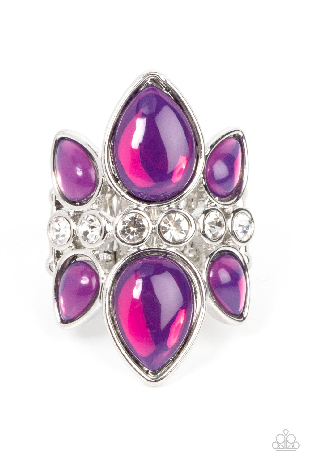 Paparazzi Ring ~ TRIO Tinto - Purple