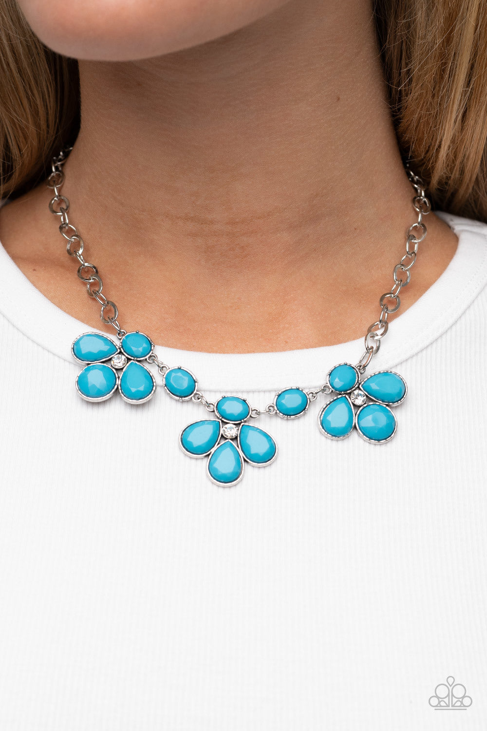 Paparazzi Necklace ~ SELFIE-Worth - Blue