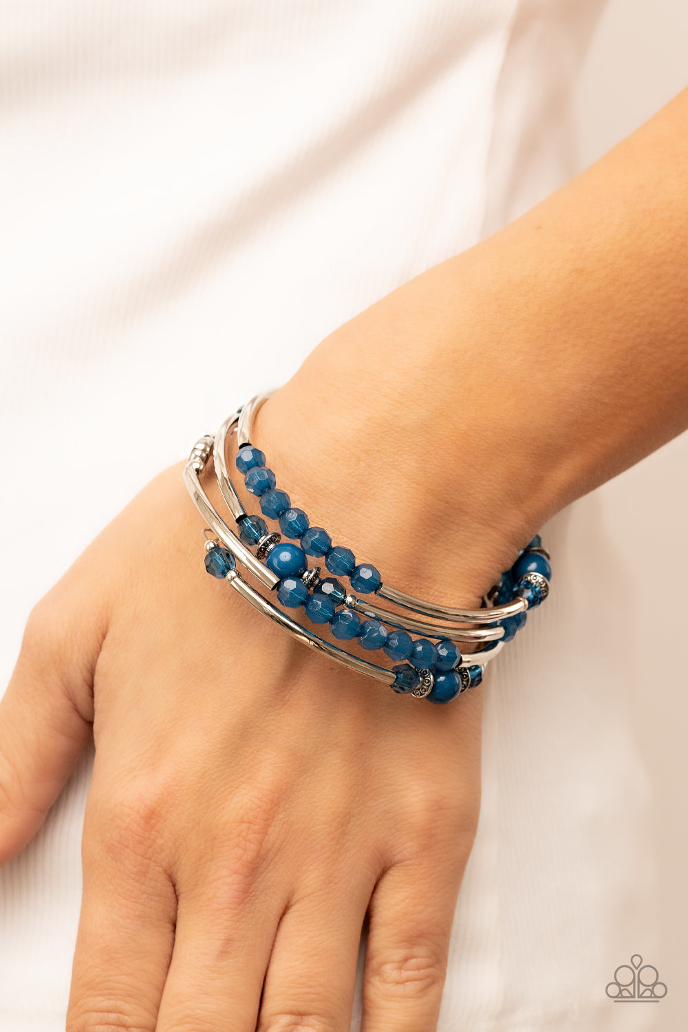 Paparazzi Bracelet ~ Whimsically Whirly - Blue
