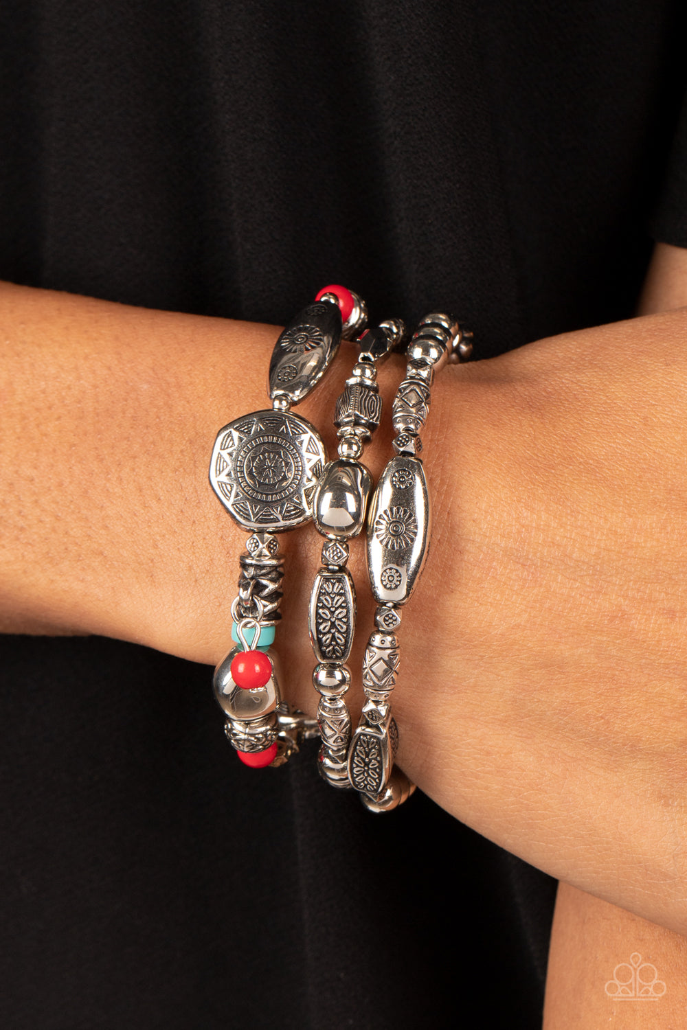 Paparazzi Bracelet ~Western Quest - Red
