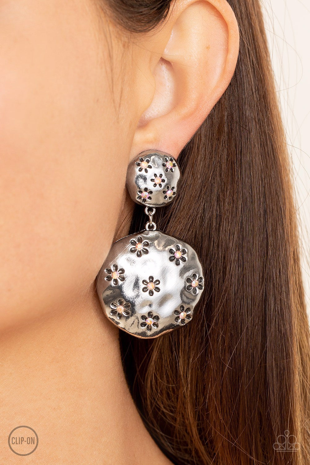 Paparazzi Earrings ~ Industrial Fairytale - Pink