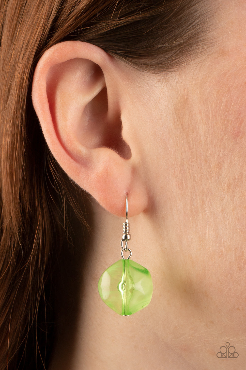 Paparazzi Necklace ~ Island Ice - Green