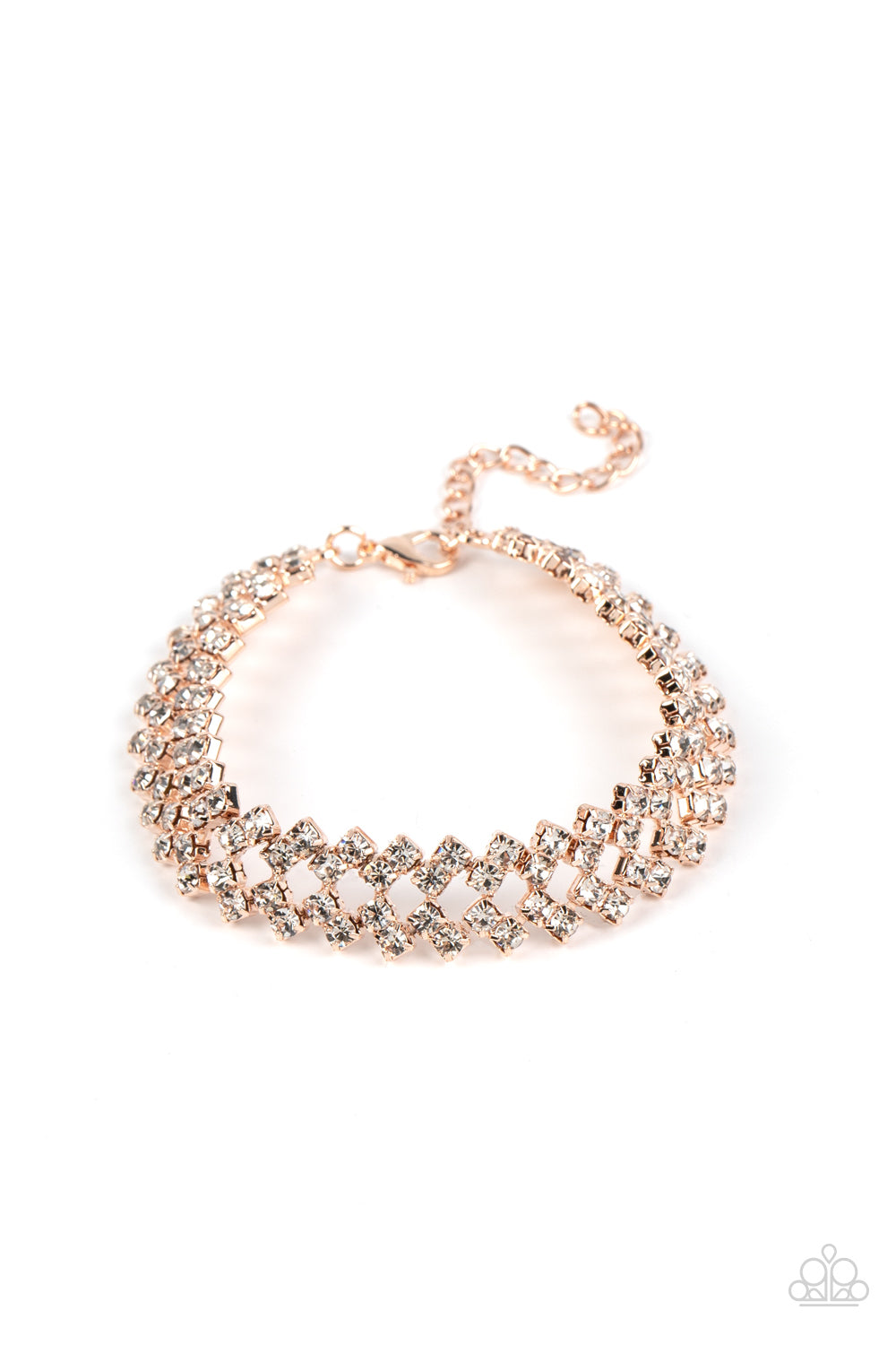 Paparazzi Bracelet ~ Seize the Sizzle - Rose Gold
