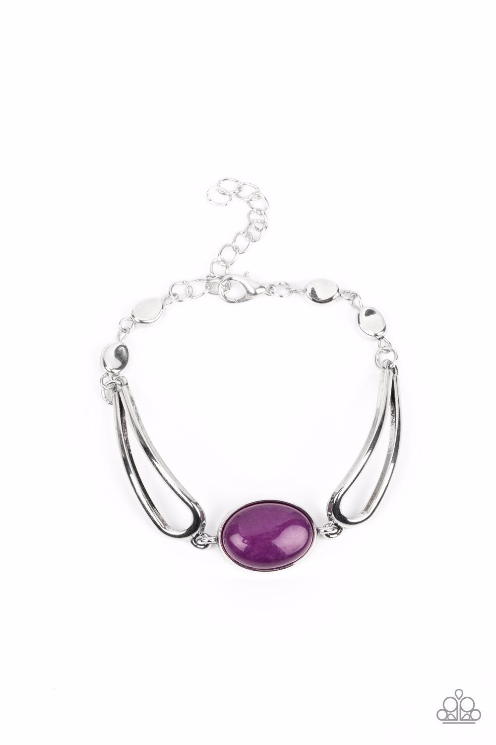 Paparazzi Bracelet ~A Quarter Past ZEN - Purple