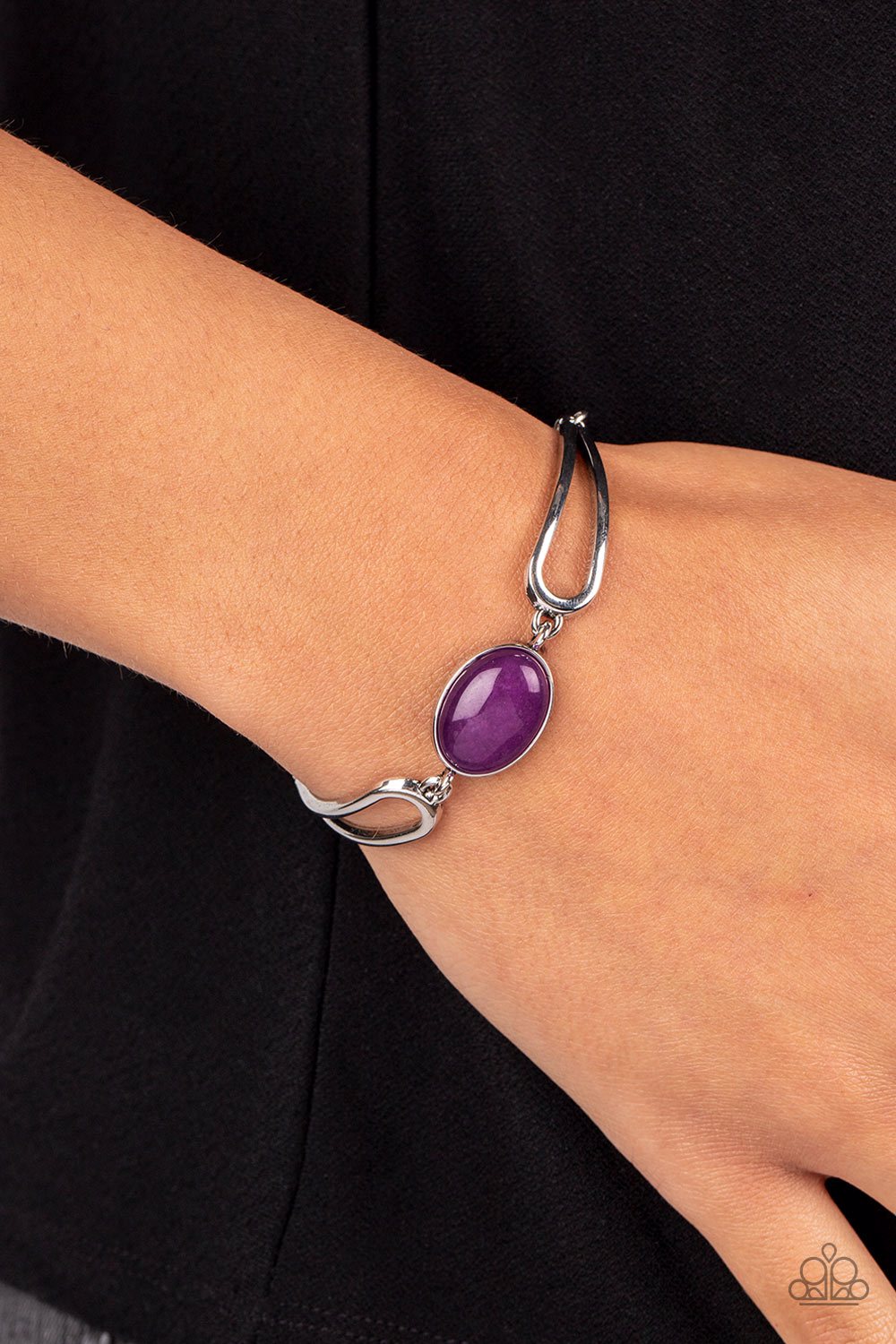 Paparazzi Bracelet ~A Quarter Past ZEN - Purple
