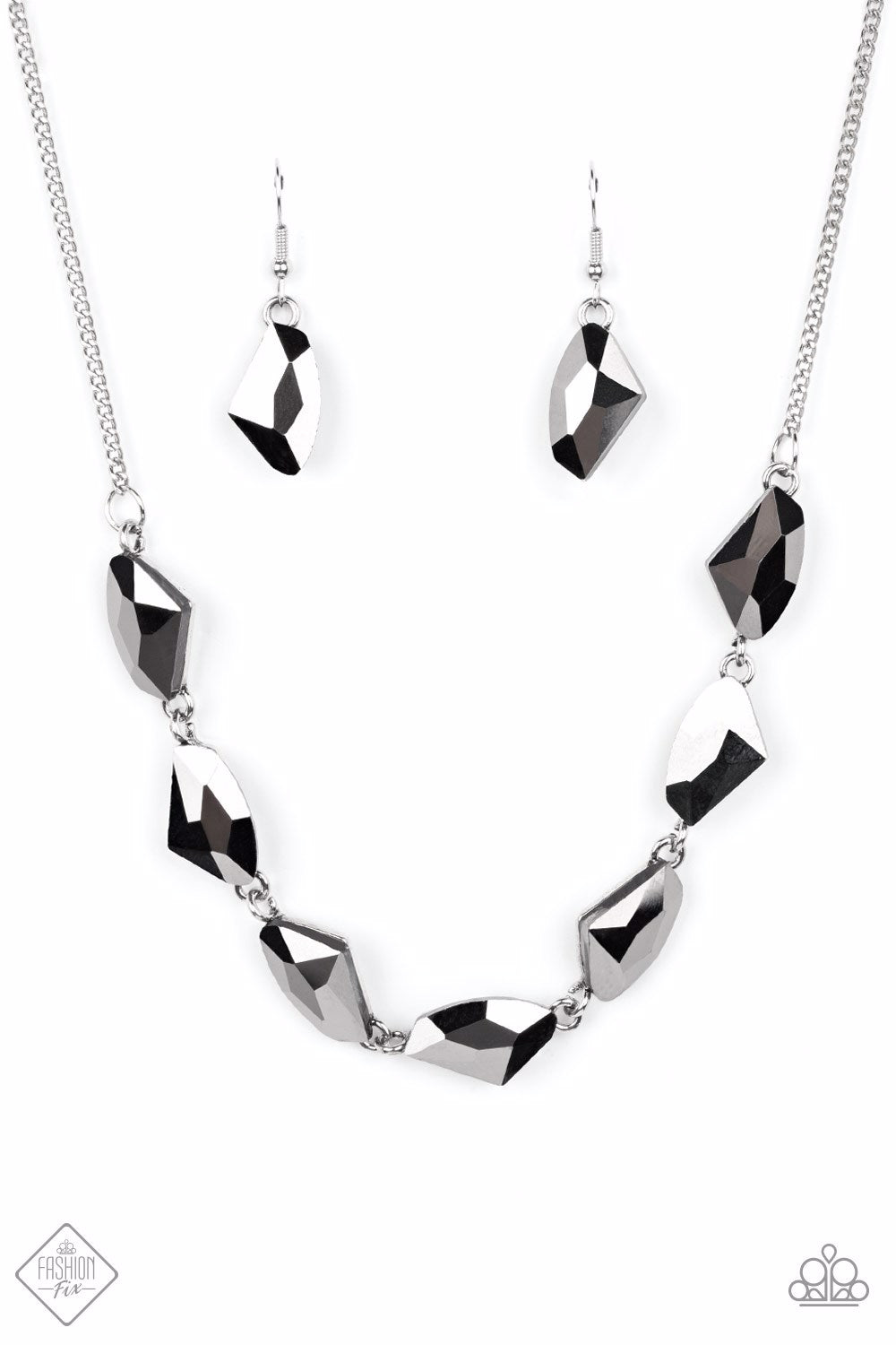Paparazzi Necklace~ Raw Rapture - Silver