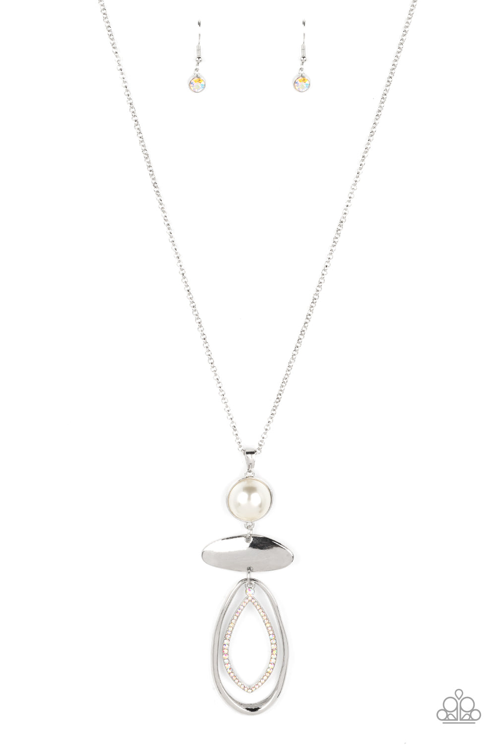 Paparazzi Necklace ~ Modern Day Demure - White