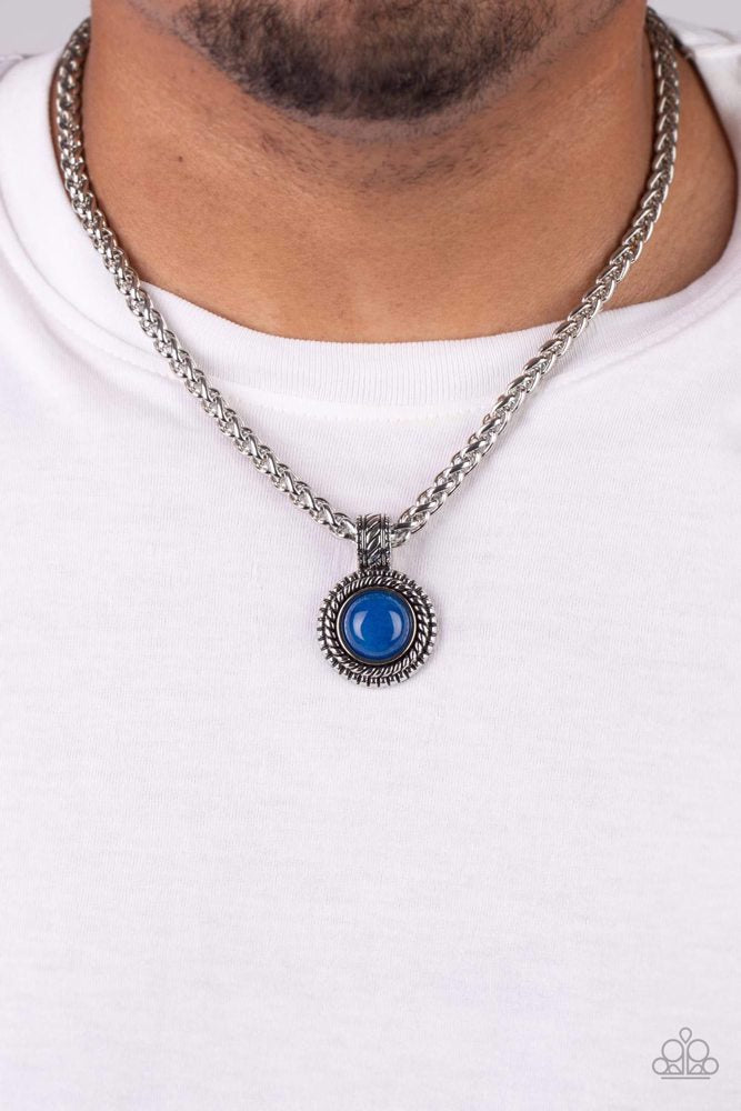 Paparazzi Necklace~ Pendant Dreams - Blue Urban