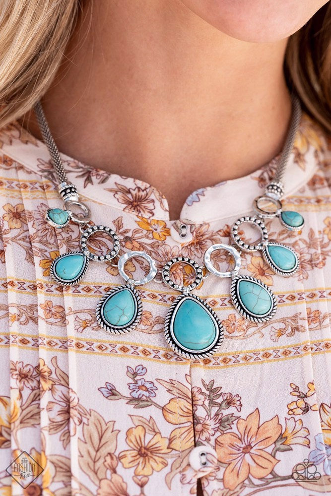Paparazzi Necklace ~Riverside Relic - Blue