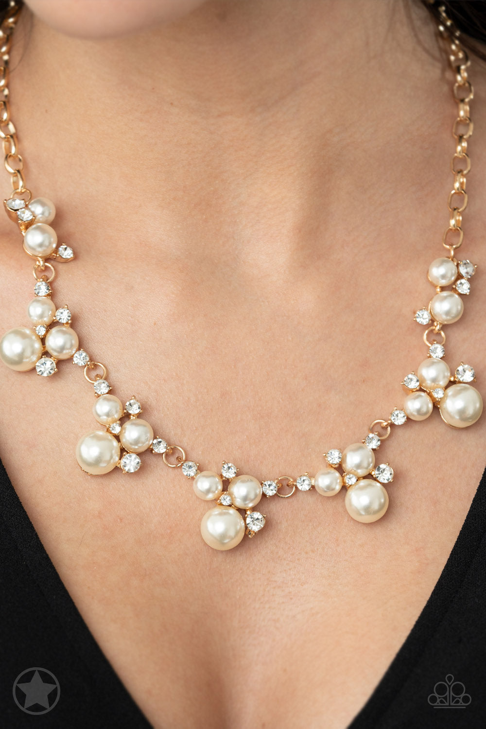 Paparazzi Necklace ♥ Toast To Perfection ♥ Gold