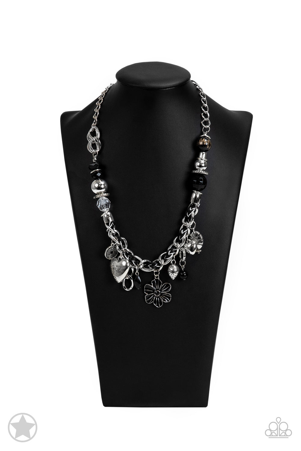 Paparazzi Necklace ♥ Charmed, I Am Sure ♥- Black