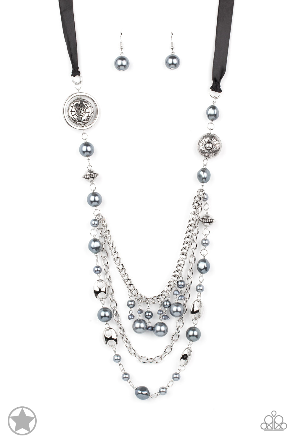 Paparazzi Necklace ♥ All The Trimmings ♥ - Black