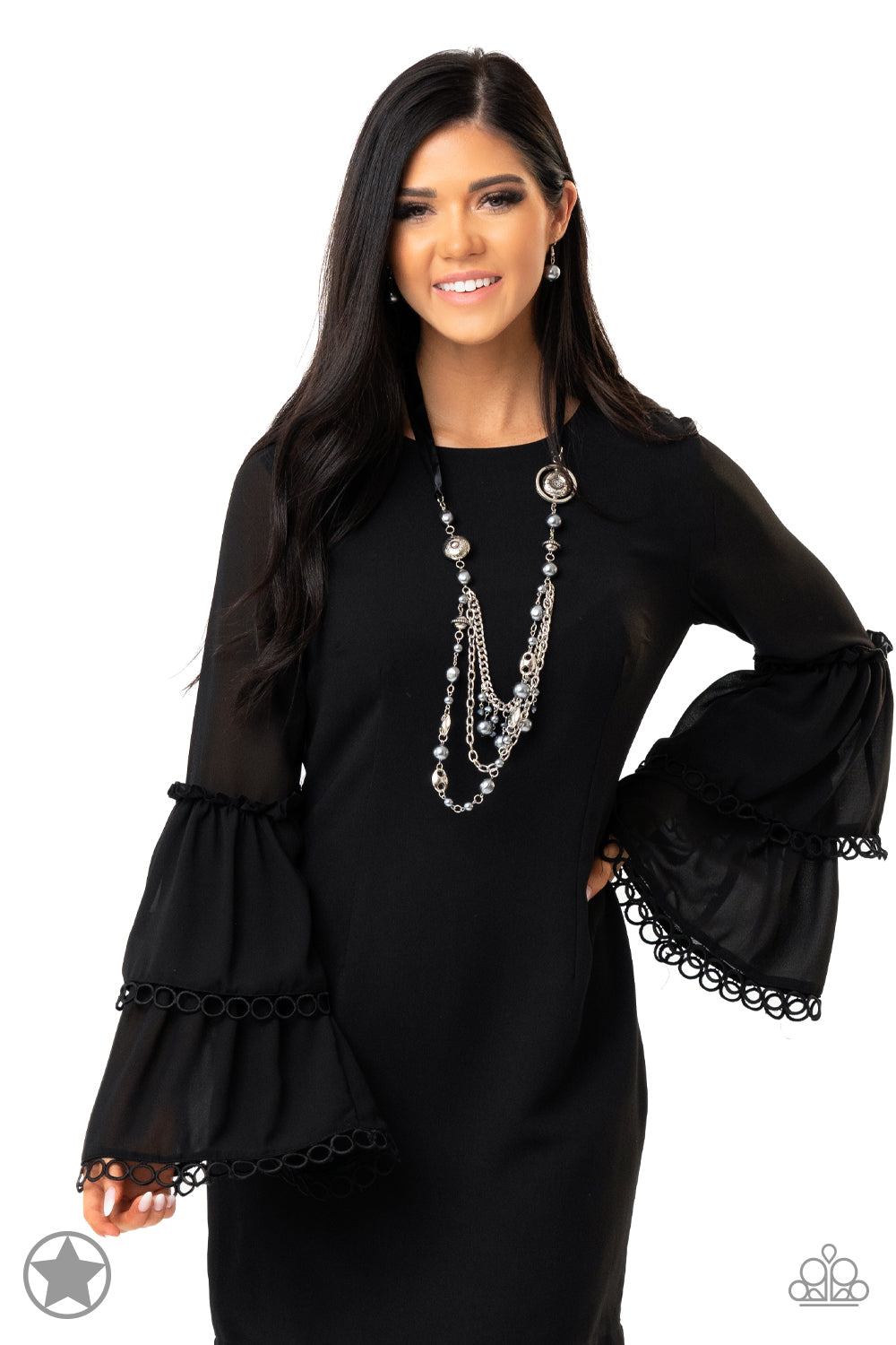 Paparazzi Necklace ♥ All The Trimmings ♥ - Black