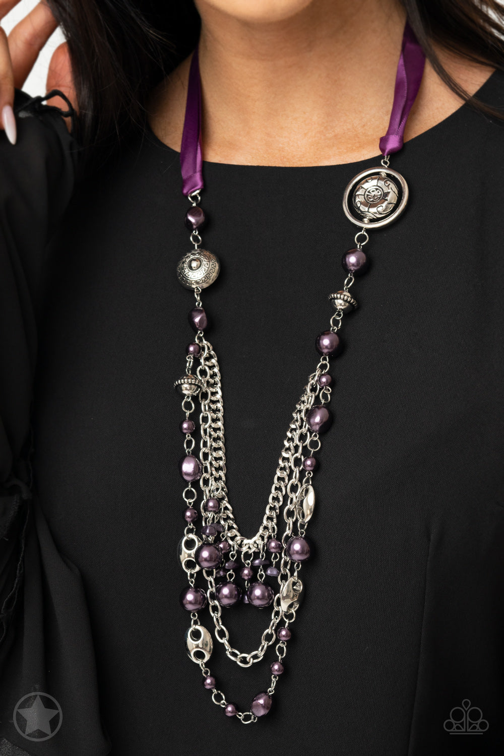 Paparazzi Necklace ♥ All The Trimmings ♥ Purple