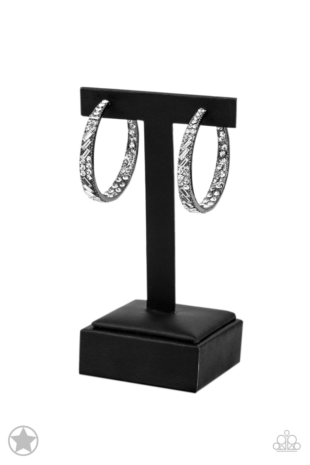 Paparazzi Earrings ♥ GLITZY By Association ♥- Gunmetal