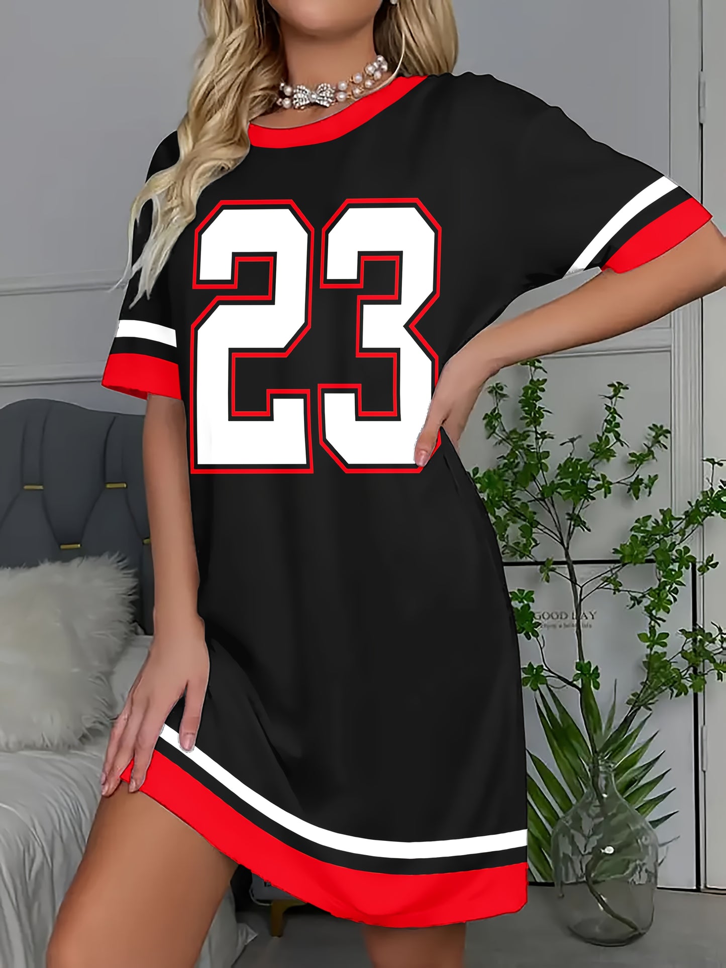 "23" Mid-lenth Jersey Dress | BeJeweled By Julie