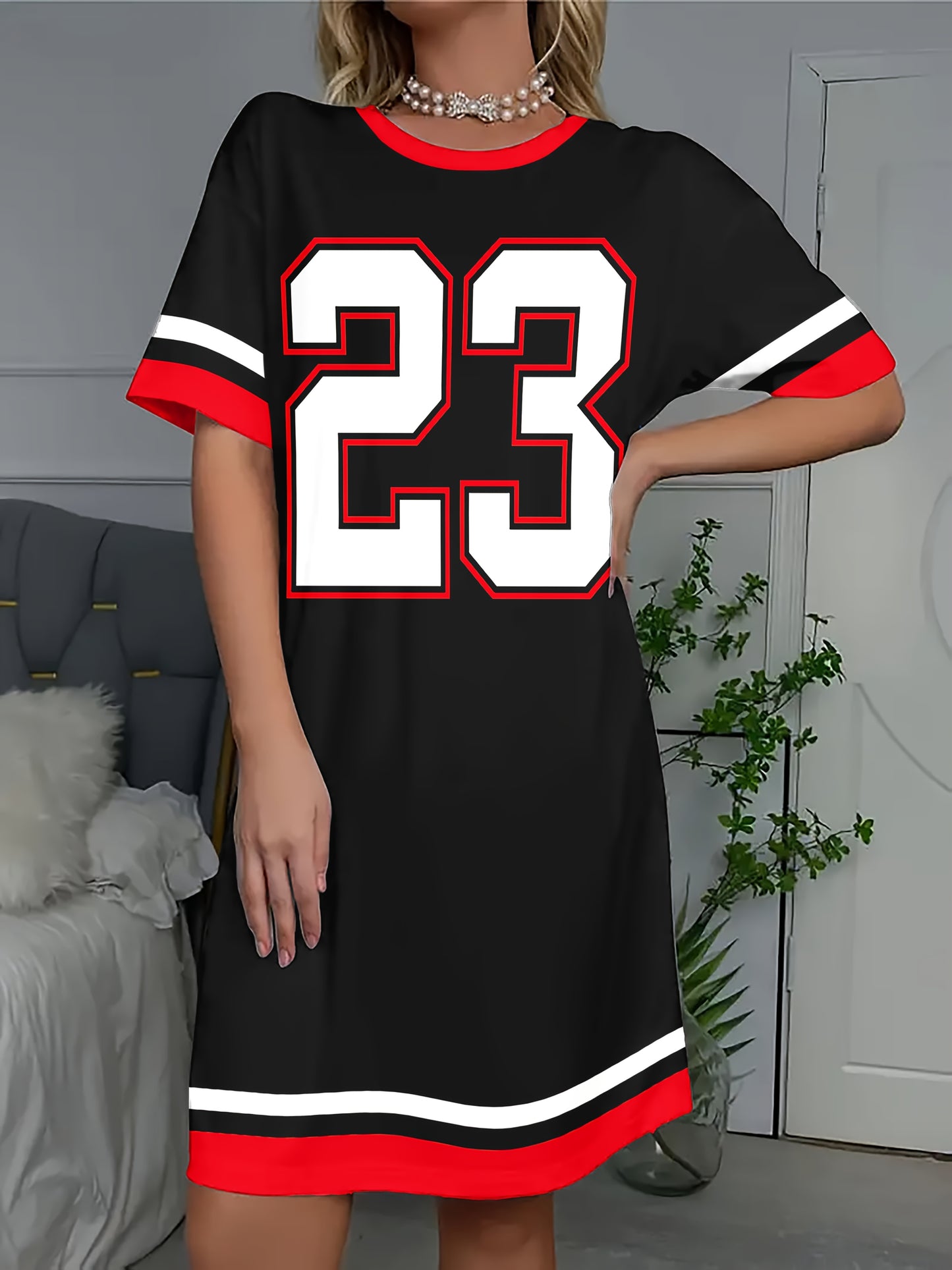 "23" Mid-lenth Jersey Dress | BeJeweled By Julie