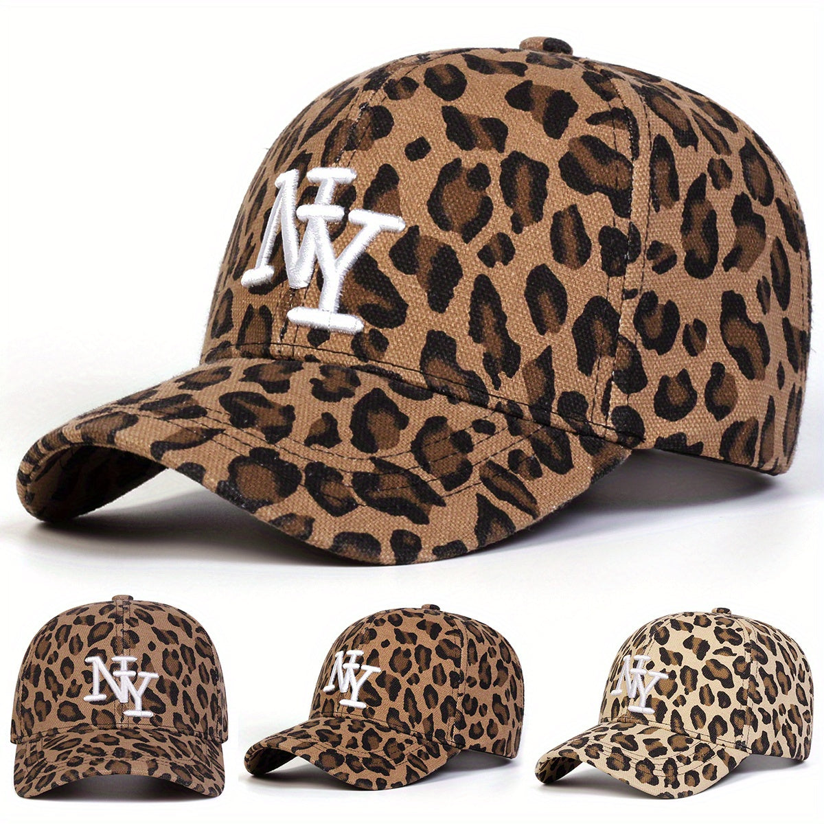 Leopard Print Women's Baseball Cap | BeJeweled By Julie