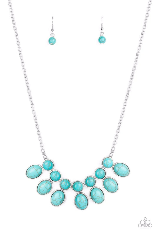 Paparazzi Necklace ~ Environmental Impact - Blue