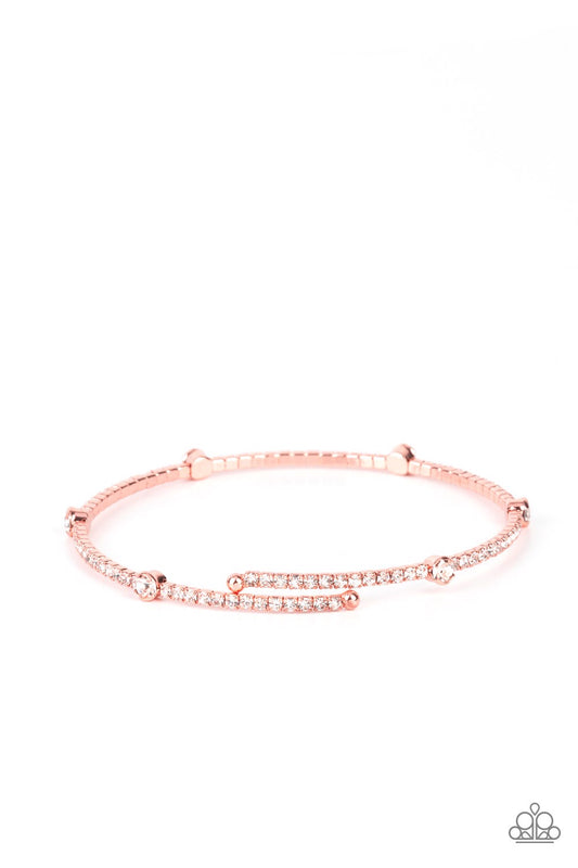 Paparazzi Bracelet~ Upgraded Glamour - Copper