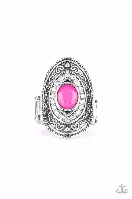 Paparazzi Ring ~ Entrancing Enchantment - Pink