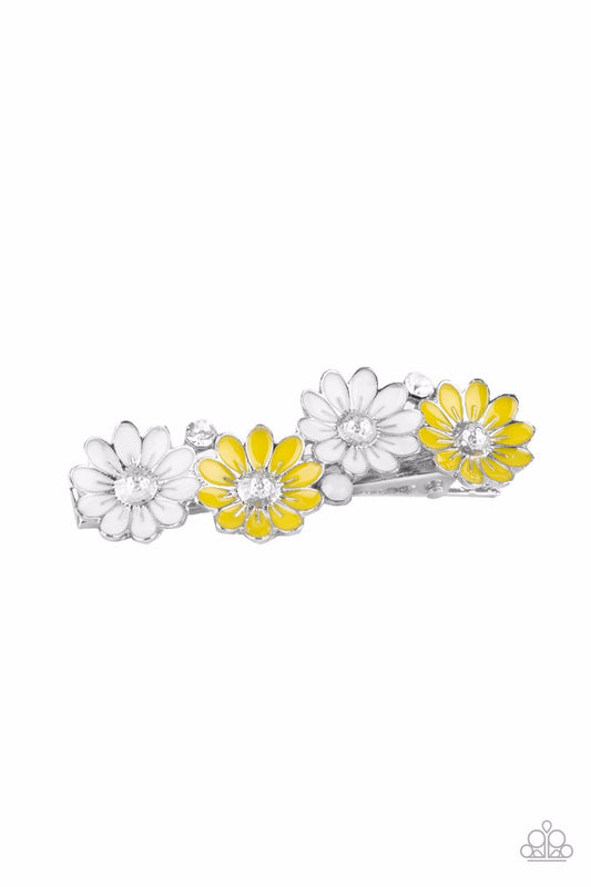 Paparazzi Hair Accessories ~ Ok, BLOOMER - Yellow