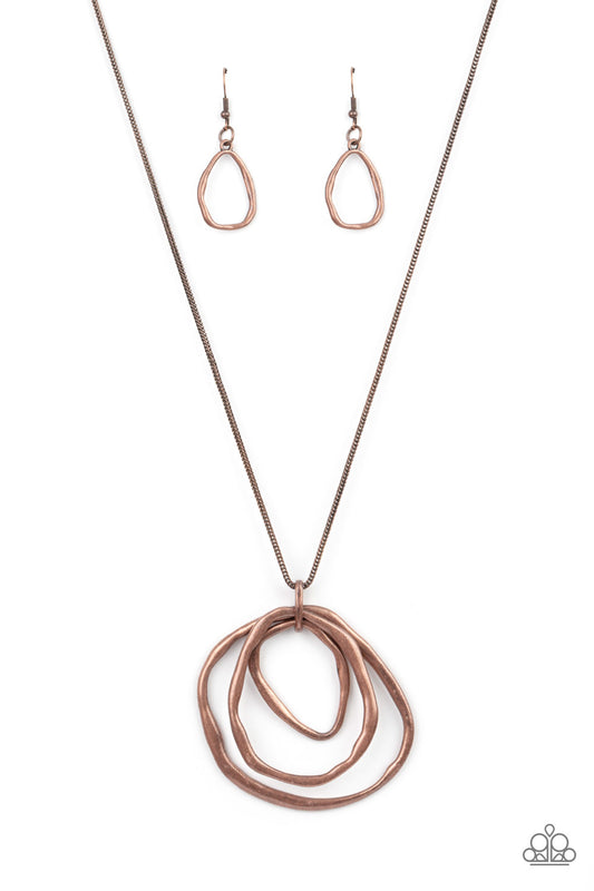 Paparazzi Necklace ~ Revamped Relic - Copper