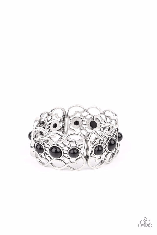 Paparazzi Bracelet ~ Very Versailles - Black