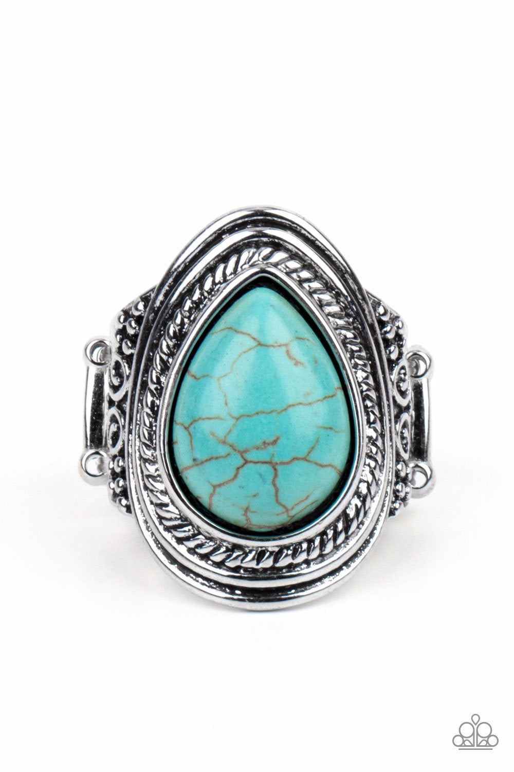 Paparazzi Ring ~ Saguaro Scene - Blue