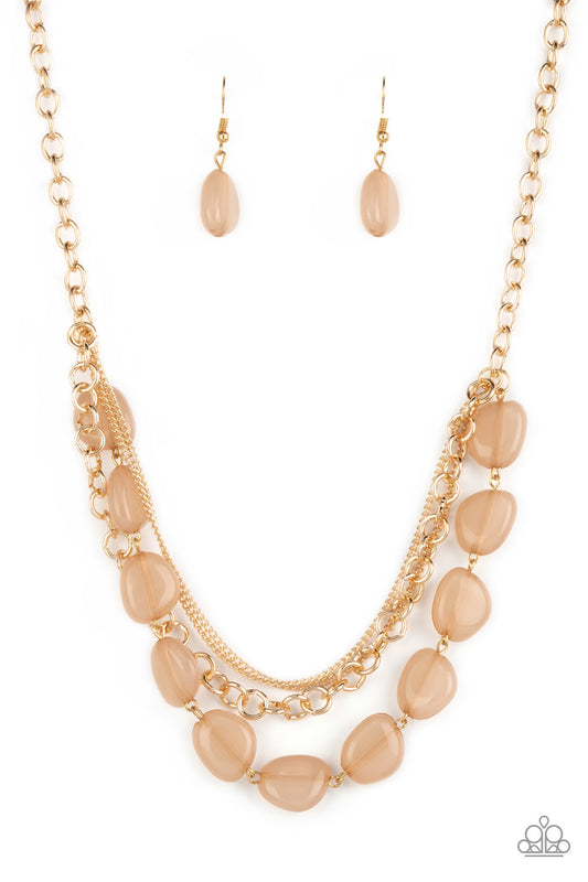 Paparazzi Necklace ~ Pumped Up Posh - Gold
