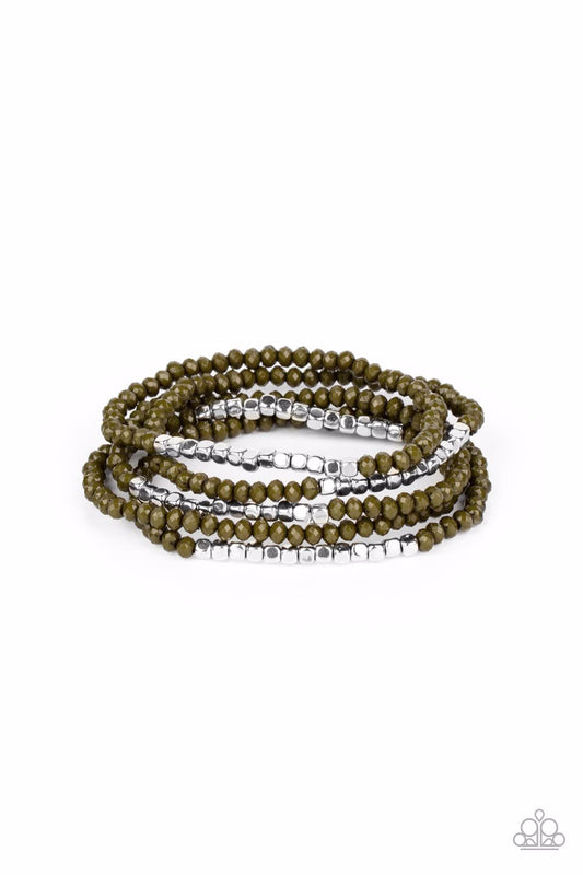 Paparazzi Bracelet ~Tulum Trek - Green