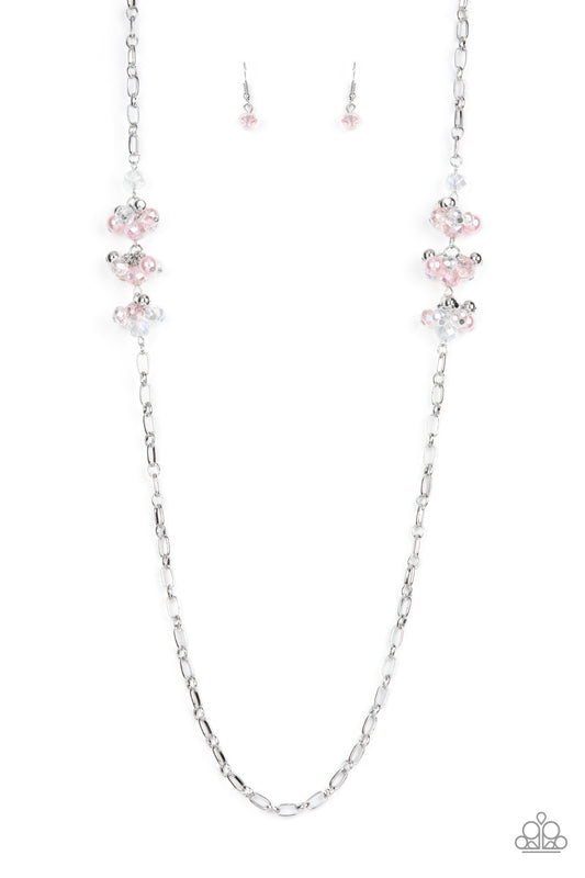 Paparazzi Necklace ~ Poshly Parisian - Pink